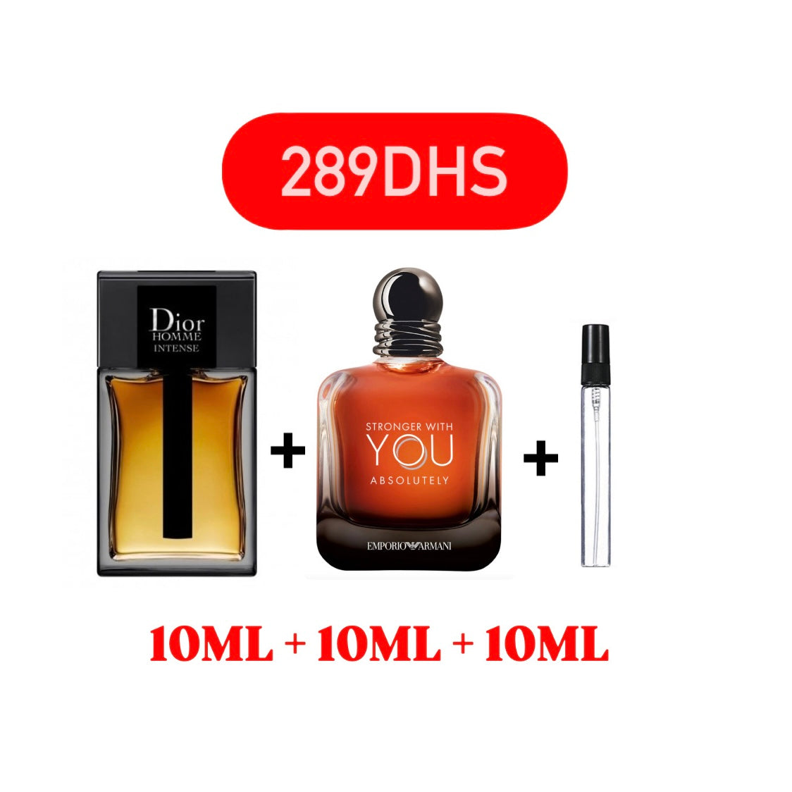 10ml Dior homme intense+10ml swy absolutely+10ml gratuit
