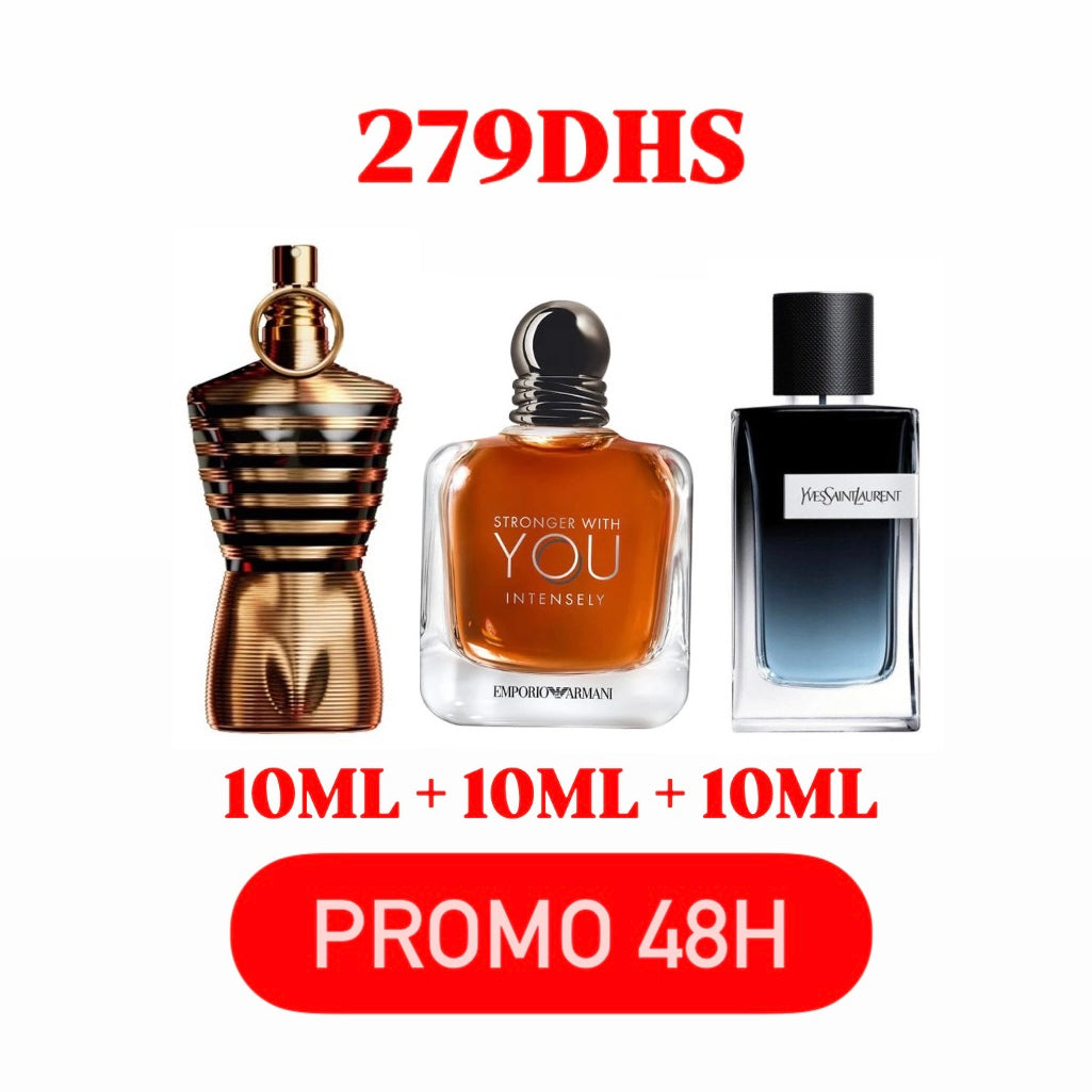 10ML JPG ELIXIR+10ML SWY INTENSLY+10ML Y EDP